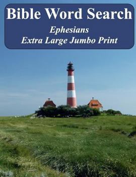 Paperback Bible Word Search Ephesians: King James Version Extra Large Jumbo Print Book
