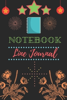 Paperback Notebook line journal: line journal notebook.Blank Journal for Daily Reflections.100pages Book