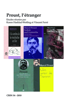 Paperback Proust, l'étranger [French] Book