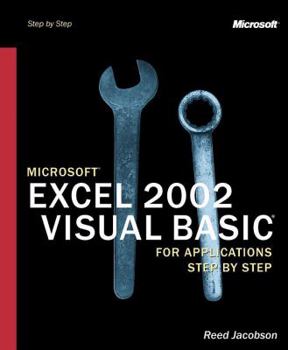 Paperback Microsofta Excel 2002 Visual Basica for Applications Step by Step [With CDROM] Book