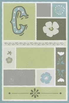 C: Create a Happy Stress Free Life - Anxiety Journal for Women - Positive Affirmations Diary - Monogrammed Notebook