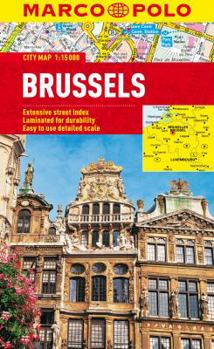 Map Brussels Marco Polo City Map Book