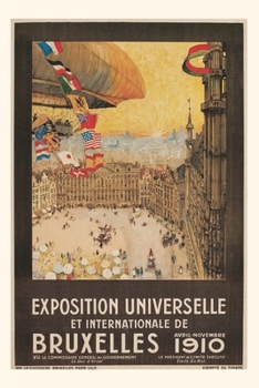 Paperback Vintage Journal Poster for 1910 Brussells Exhibition Book