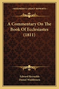 Paperback A Commentary On The Book Of Ecclesiastes (1811) Book