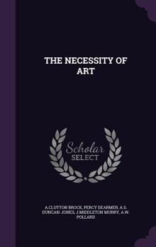 Hardcover The Necessity of Art Book