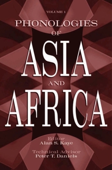 Hardcover Phonologies of Asia and Africa Book