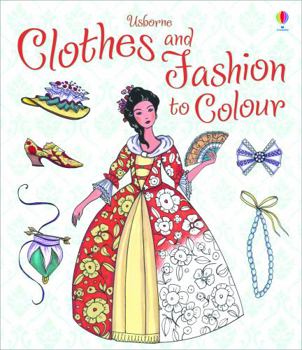 Paperback Clothes and Fashion to Colour Book