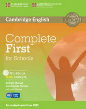 Paperback Complete First for Schools Workbook with Answers [With CD (Audio)] Book