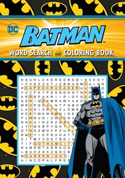 Paperback Batman Word Search and Coloring Book