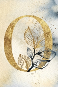 Paperback Monogram Notebook O: 6 x 9 Gold Initial Diary for Women Book