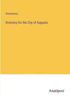 Paperback Directory for the City of Augusta Book
