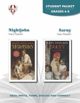 Paperback Nightjohn and Sarny - Student Packet by Novel Units Book
