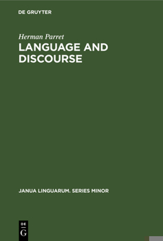 Hardcover Language and Discourse Book