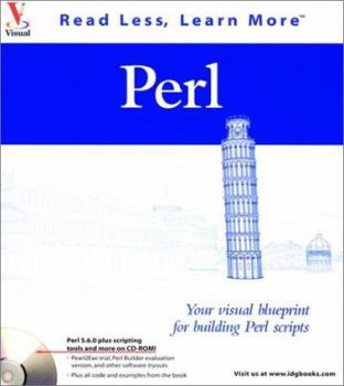 Paperback Perl: Your Visual Blueprint for Building Perl Scripts [With CDROM] Book