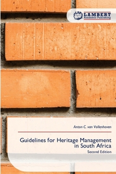 Paperback Guidelines for Heritage Management in South Africa Book
