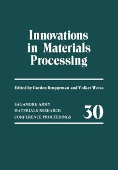 Paperback Innovations in Materials Processing Book