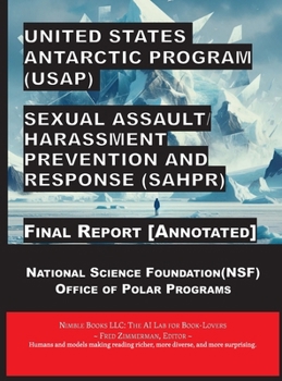 Hardcover United States Antarctic Program (USAP) Sexual Assault/Harassment Prevention and Response (SAHPR) Book