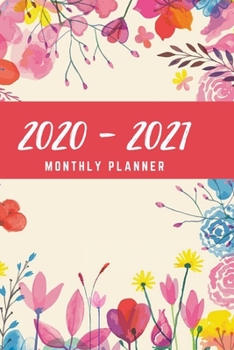 Paperback 2020 - 2021 Monthly Planner Book