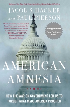 Paperback American Amnesia: How the War on Government Led Us to Forget What Made America Prosper Book