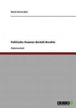 Paperback Politische Dramen Bertolt Brechts [German] Book