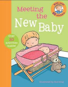 Hardcover First Experience Sticker Book - New Baby Book