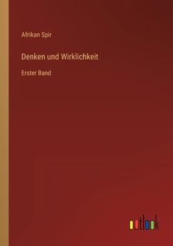 Paperback Denken und Wirklichkeit: Erster Band [German] Book