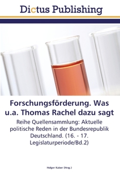 Paperback Forschungsförderung. Was u.a. Thomas Rachel dazu sagt [German] Book