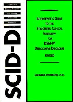 Paperback Structured Clinical Interview for Dsm-Iv(r) Dissociative Disorders (Scid-D-R) Book