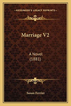 Paperback Marriage V2: A Novel (1881) Book