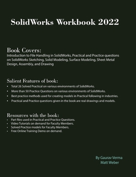 Paperback SolidWorks Workbook 2022 Book