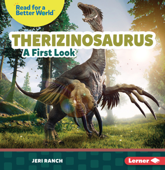 Paperback Therizinosaurus: A First Look Book