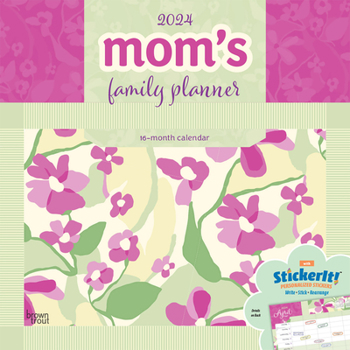 Calendar Mom's Family Planner 2024 Square Stkr Book