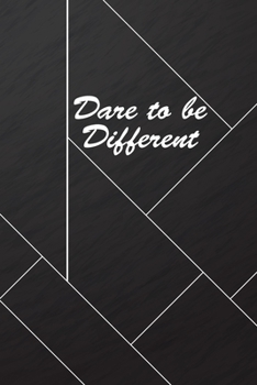 Dare to be different: Black Pages Notebook - Black Pages Journal - Colored Paper Journal - Colored Paper Notebook