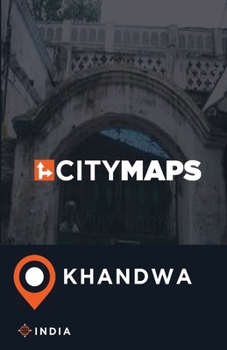 Paperback City Maps Khandwa India Book