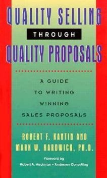 Paperback Quality Selling Through Quality Proposals Book