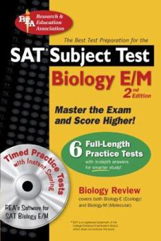 Paperback SAT Subject Test Biology E/M [With CDROM] Book