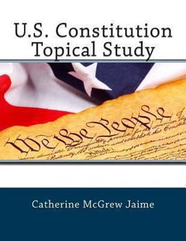 Paperback U.S. Constitution Topical Study Book