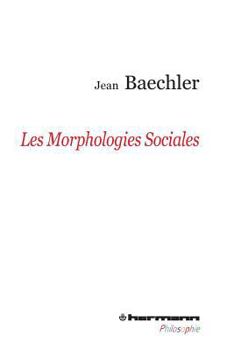 Paperback Les morphologies sociales [French] Book
