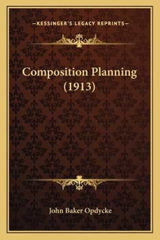 Paperback Composition Planning (1913) Book