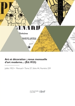 Paperback Art Et Décoration, Revue d'Art Moderne [French] Book