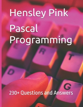 Paperback Pascal Programming: 230+ Questions and Answers Book