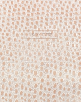 Paperback Graph Paper: Executive Style Composition Notebook - Cream Alligator Skin Leather Style, Softcover - 8 x 10 - 100 pages (Office Esse Book