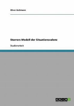 Paperback Storrers Modell der Situationsvalenz [German] Book