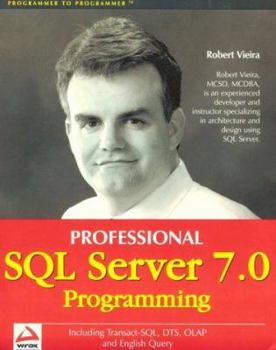 Paperback Professional SQL Server 7 Pro Gramming Book