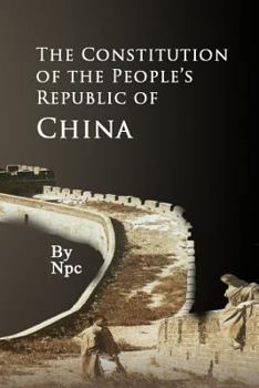 Paperback The Constitution of the People's Republic of China Book