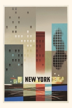 Paperback Vintage Journal Abstract New York City Book