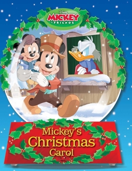 Hardcover Disney Mickey's Christmas Carol Book