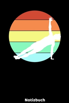 Yoga Notizbuch: Yoga Notizbuch mit Männer Silhouette und 120 linierten ca. DIN A5 Seiten. Für Yoga Fans Schüler und Lehrer, die ihre Notizen und ... für Freunde (German Edition)