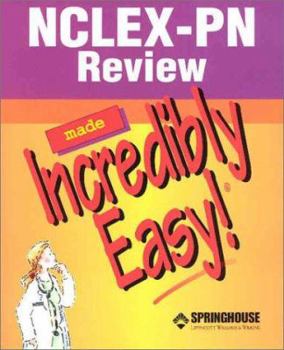 Paperback NCLEX-PN Review Made Incredibly Easy! [With CDROM] Book