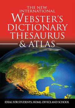 Hardcover Webster's Dictionary, Thesaurus, & Atlas Book